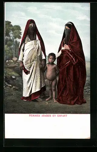 AK Femmes Arabes et enfant