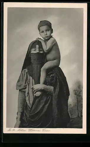 AK Cairo, Native Woman with Child
