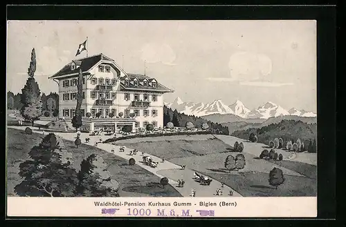 AK Biglen, Waldhotel-Pension Kurhaus Gumm