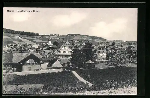 AK Biglen, Gasthof zum Kreuz