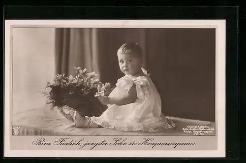 AK Prinz Friedrich Georg, jüngster Sohn des Kronprinzenpaares