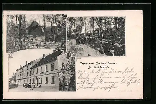 AK Kosma, Gasthof Kosma von Paul Reinholf