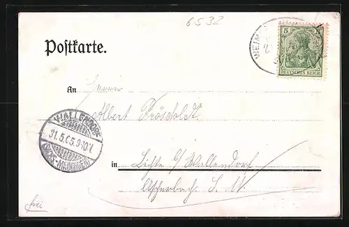 AK Klosterlausnitz / S.-A., Ortsansicht mit Kirche