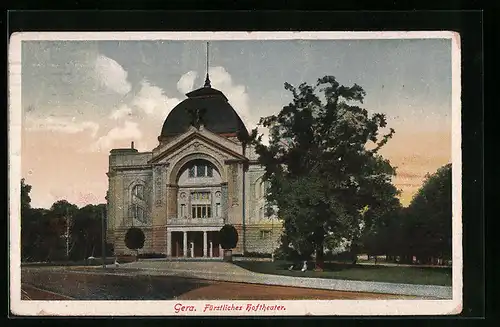 AK Gera, Fürstliches Hoftheater