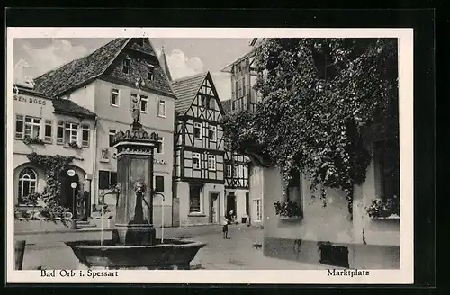 AK Bad Orb, Marktplatz