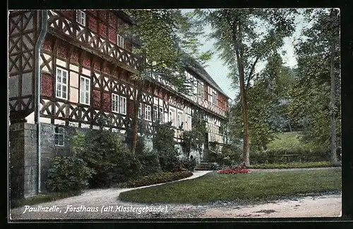 AK Paulinzella, Forsthaus (alt. Klostergebäude)