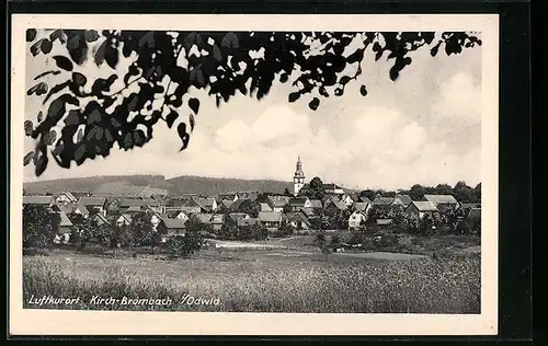 AK Kirch-Brombach / Odw., Ortsansicht aus der Vogelschau