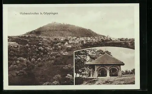 AK Göppingen, Blick zum Hohenstaufen