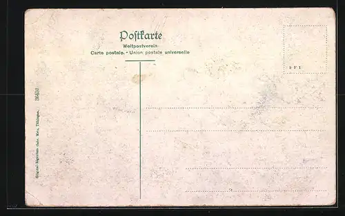 AK Friedrichshafen, Ortsansicht mit Bodensee