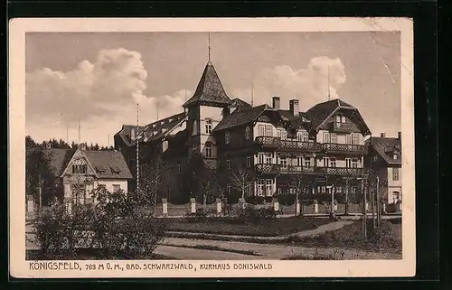 AK Königsfeld / Schwarzwald, Kurhaus Doniswald