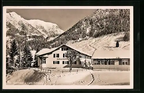 AK Oberstdorf, Gasthof und Café Kühberg