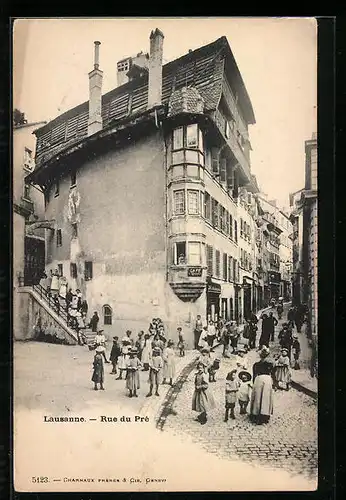 AK Lausanne, Rue du Pré