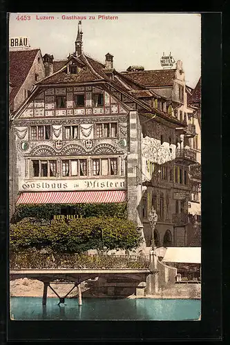 AK Luzern, Gasthaus zu Pfistern