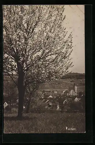 AK Kloten, Ortsansicht aus der Vogelschau