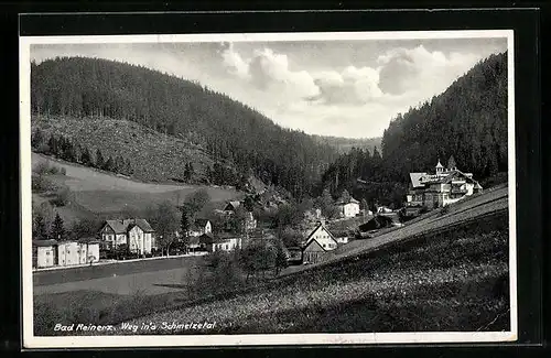 AK Bad Reinerz, Weg in das Schmelzetal