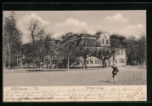 AK Mühlhausen i. Th., Weisses Haus