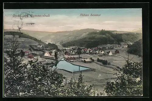AK Gummersbach, Panorama und Mühlen Sessmar