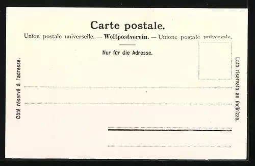 AK Unterwalden, Frau am Spinnrad in einer Unterwaldner Bauernstube