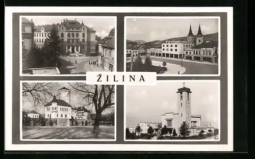 AK Zilina, Ortspartie, Schloss, Kirche