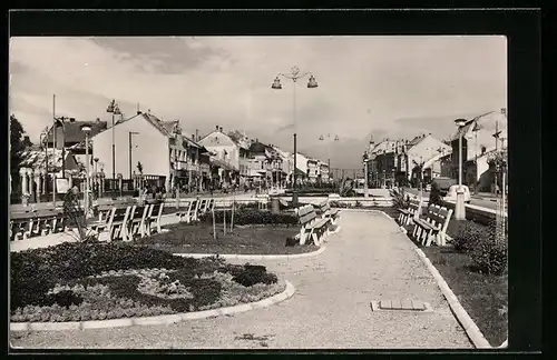 AK Michalovce, Anlage auf einem Boulevard