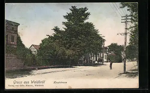 AK Waldbröl, Partie in der Hauptstrasse