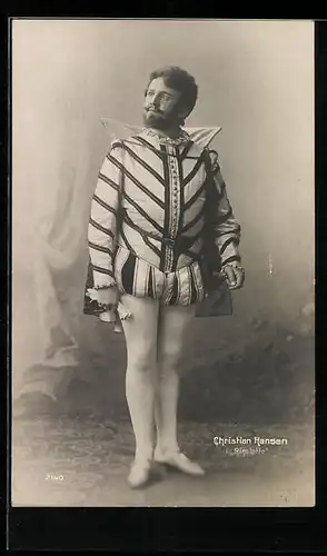 AK Opernsänger Christian Hansen in Rigoletto