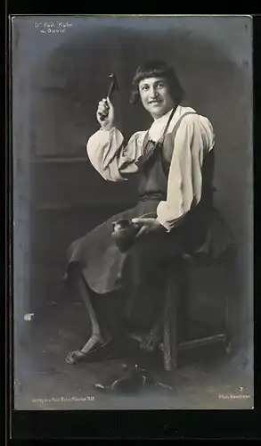 AK Opernsänger Paul Kuhn als David