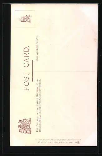 AK Indianer mit Umhang und Stab