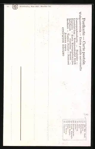 AK Portrait von Johann Sebastian Bach, Komponist