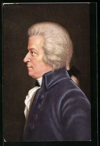 AK Wolfgang Amadeus Mozart, 1756-1791, Musiker