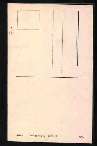 AK Portrait von Flotow im Halbprofil