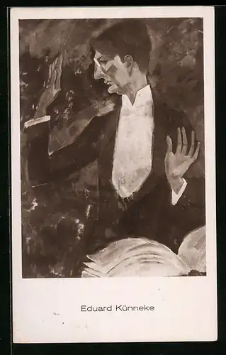 AK Portrait von Eduard Künneke, Komponist