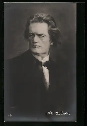 AK Portrait von Anton Rubinstein, Komponist