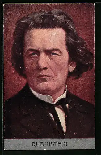 AK Portrait von Anton Rubinstein, Komponist