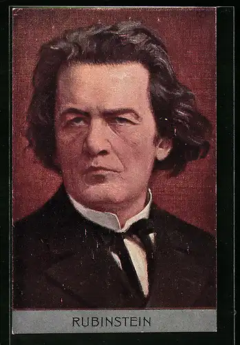 AK Portrait von Anton Rubinstein, Komponist