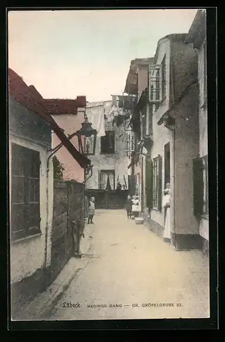 AK Lübeck, Medings Gang, Gr. Gröpelgrube 22