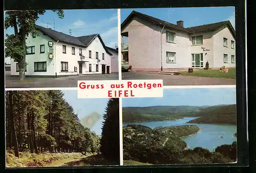 AK Roetgen /Eifel, Restaurant Zum Hövel, Pension Haus Martina