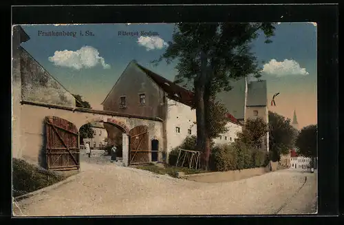 AK Frankenberg i. Sa., Rittergut Neubau