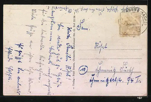 AK Frankenberg i. Sa., Ehrenmal