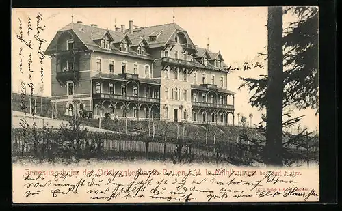 AK Mühlhausen bei Bad Elster, Genesungsheim der Ortskrankenkasse Plauen i. V.