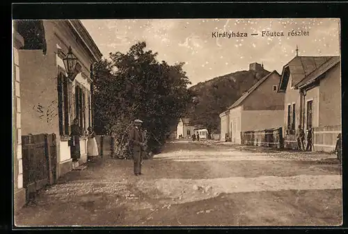 AK Királyháza, Föutca részlet