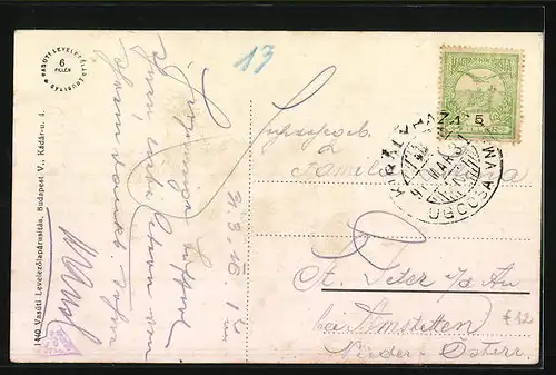 AK Királyháza, Föutca részlet