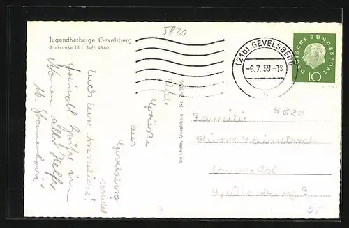 AK Gevelsberg, Partie an der Jugendherberge