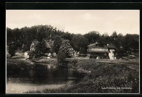 AK Grimma, Partie an der Schiffmühle