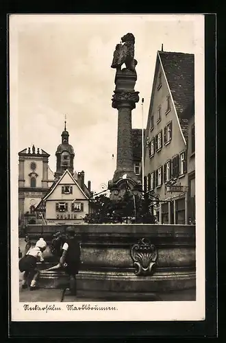 AK Neckarsulm, Kinder am Marktbrunnen