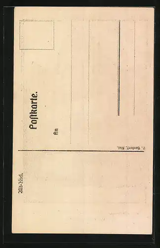 Künstler-AK Kiel, Holstenstrasse, das Hosmannsche Haus