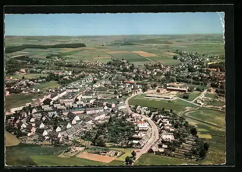 AK Oberkotzau i. Ofr., Fliegeraufnahme der gesamten Stadt