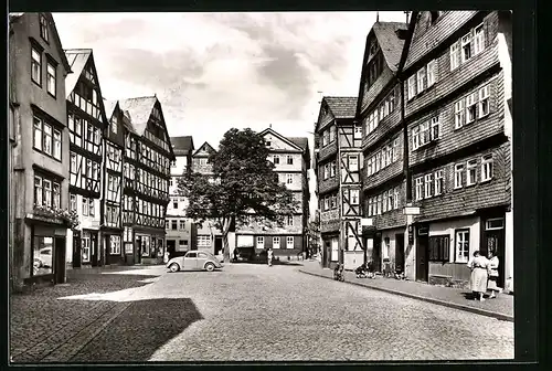AK Herborn im Dillkreis, auf dem Kornmarkt