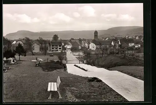 AK Ehlen, Ortstotale mit Blick zum Kirchturm