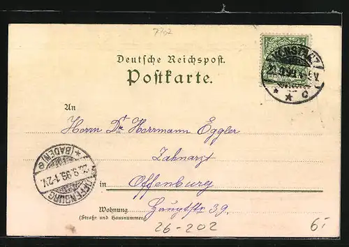 Künstler-AK Carl Biese: Hohenkrähen, Blick auf Burg und Siedlung